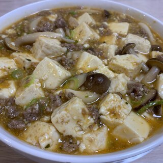 キノコたっぷりアレンジ麻婆豆腐